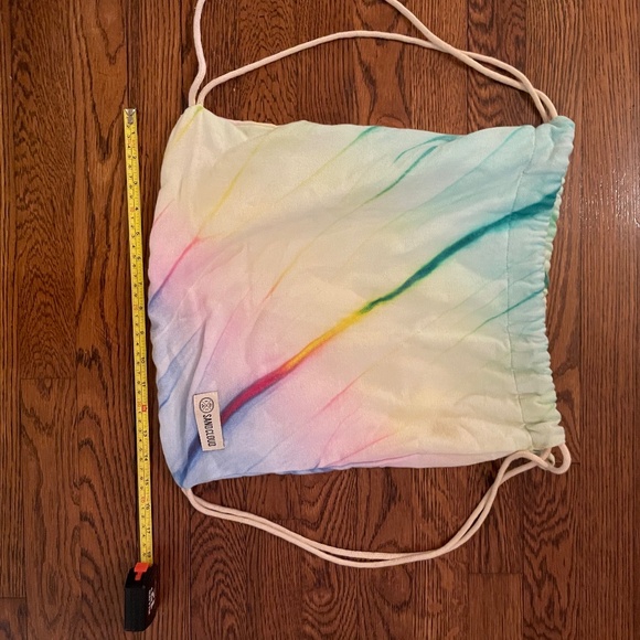 RARE Sand Cloud Tie Dye Wanderlust Drawstring Backpack main image 5